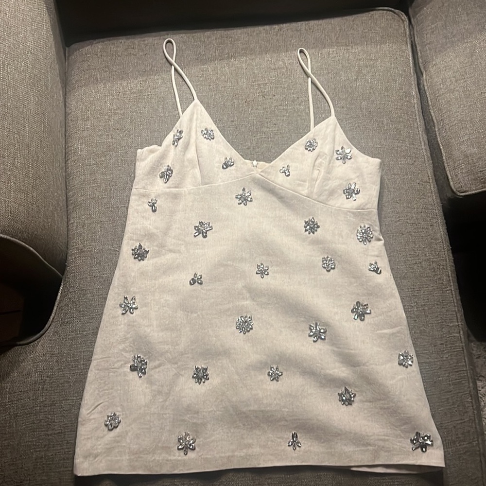 Zara jewel trim mini dress - Picture 6 of 11
